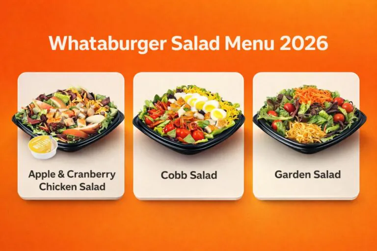 Whataburger Salad Menu 2026